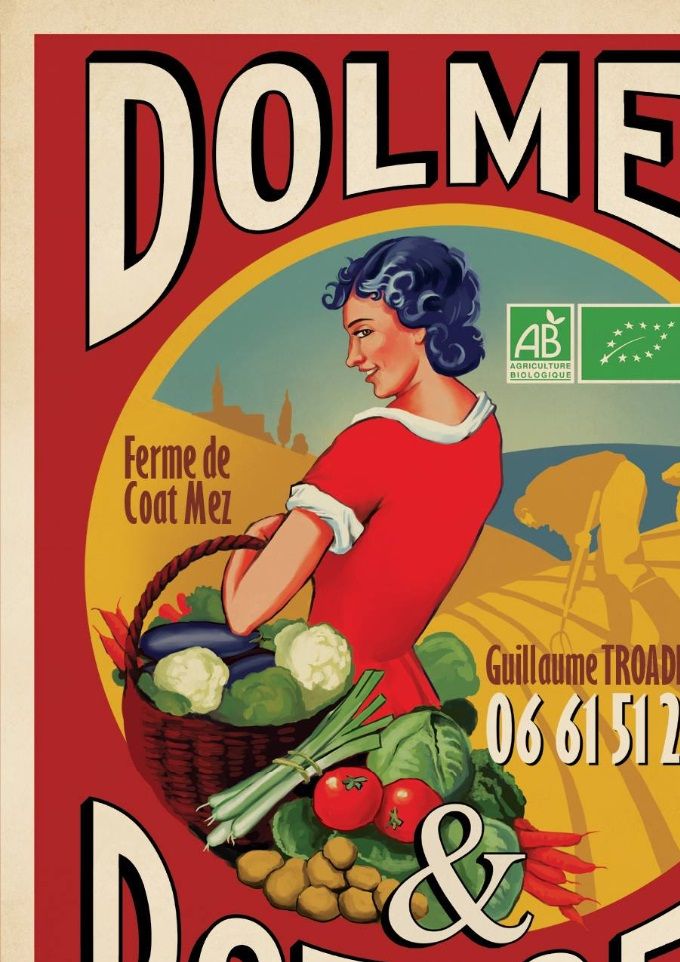Vente directe de fruits et légumes BIO sur la ferme de notre fils Guillaume TROADEC, (voir page FB Dolmen & Potager)